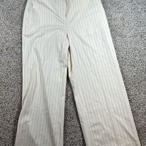 Ann Taylor Factory Women’s Pinstripe Wide Leg Pants Sz 6